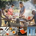 thumbnail image 2 of KRKZ 35-Piece Stainless Steel BBQ Tool Set - Gray Ultimate Grilling Accessories w/Shovel & Brush, 15x12x4in for Outdoor Cooking, 2 of 11