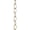 Brass Plated Finish, variant on B&P LampĀ® Baby Oval Steel Chain, 3/4 Inch by 5/8 Inch Links, Brass Plated