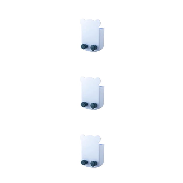 Organizador de teléfono inteligente Yuarrent Montaje en pared Soporte para controlador de perforaciones Azul 3Conjunto