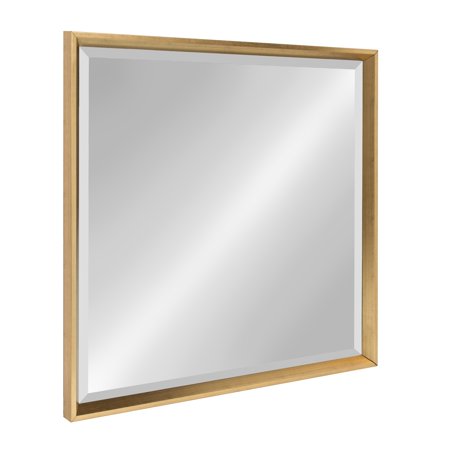 Kate And Laurel Calter Framed Square Mirror 28 X Gold