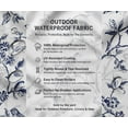 thumbnail image 5 of Soimoi Printed Waterproof Taffeta Fabric - White Bird Theme | 56" Wide | For Outdoor Cushions, Awnings, Table Covers & Upholstery Projects, 5 of 7