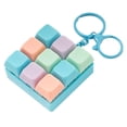 thumbnail image 1 of Keyboard Fidget Toy Keychain, 9-in-1 Keyboard Decompression Button Finger Clicker Stress Relief Fidget Toy Gift, 1 of 8