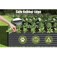 thumbnail image 4 of Domi Galvanized Raised Garden Bed ,Large Metal Planter Box for Growing Vegetables, Fruits, and Flowers Outdoors, Gray, 6x3x2ft, 4 of 7