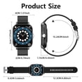 thumbnail image 2 of FITORA Bluetooth 5.4 Smartwatch with 1.83" Large Display for Android iPhone, Answer/Make Call/Message/ Music Playback, 100+ Sports Modes, Activity Fitness Tracker, Men Women Perfect Gift,Pink, 2 of 9