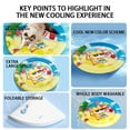 thumbnail image 3 of Pet Water Bed Mat for Dogs and Cats Reusable PVC Ice Pad Summer Indoor Outdoor Pet Comfort, 3 of 8