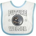 thumbnail image 3 of Inktastic Welding Future Welder Fabricator Boys or Girls Baby Bib, 3 of 4