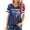 07Dark Blue, variant on Toome Women's American Flag V-Neck T-Shirt, 4th of July Independence Day Patriotic Graphic Tee, Soft Short Sleeve Casual Summer Tops, S-3XL
