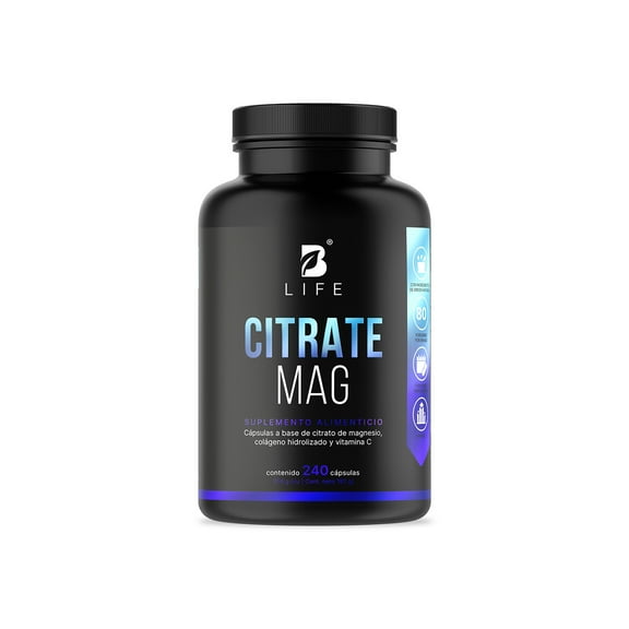Citrato De Magnesio BLIFE 240 Cápsulas 800 mg Cápsulas