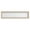 Tan, variant on Fixed Transom Window, 47.5" x 11.5" - Privacy Frosted Insulated Glass, Driftwood Vinyl Frame, Replacement Retrofit Install - Natural Daylight Window for Bathrooms, Above-Door Transoms