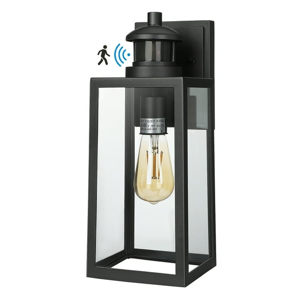 DEWENWILS Outdoor Porch Light Fixture with Motion Sensor,Dusk to Dawn ...