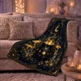 thumbnail image 6 of Mystic Cauldron Golden Moon Steam, Cozy Friendship Quote Scene, Warm Flannel Blanket for Living Room and Reading Nook, Art Lovers Friendship Gift, Artistic Home Decor, 6 of 9