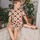 thumbnail image 4 of Balery Fruit Apples Conjunto de Pijama Infantil de Manga Corta con Estampado – Ropa de Dormir de Algodón Suave-Medium, 4 of 6