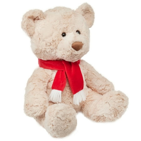 Holiday Time Classic Bear Plush, Cream