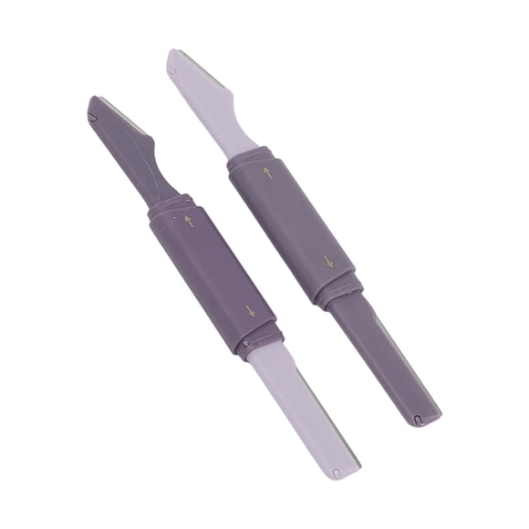 Recortador de cejas NikouMX 2 uds acero inoxidable Cuchilla para mujeres