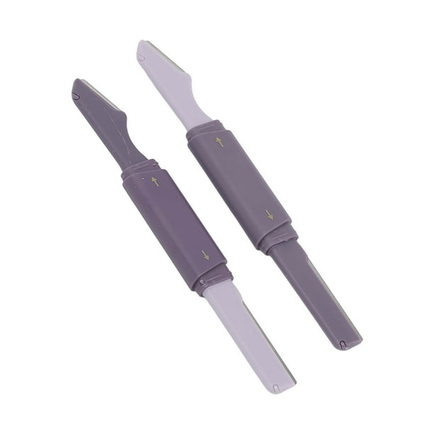 Recortador de cejas NikouMX 2 uds acero inoxidable Cuchilla para mujeres