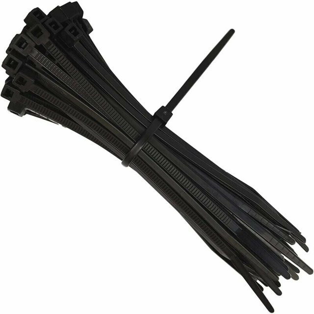 Brida para cables Starlight de 200 mm x 2,5 mm, brida para cables, bridas para cables de nailon Rilsan, bridas para cables de 200 mm, negro, paquete de 135 piezas esquí esquí Gafas de esquí