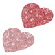 thumbnail image 3 of Valentine Placemat PVC Heart Shape Table Mat for Home 2Pcs, 3 of 3