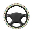 thumbnail image 3 of Gaeub Playing Video Games Breathable Stretch Elastic Steering Wheel Cover, Cool in Summer and Warm in Winter, Universal 15 inch, 3 of 8