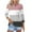 Womens Tops Pink, variant on ylioge Golf Shirts for Women Plus Size S-5X 3/4 Sleeve Tees Tops Womens Casual Color Block Pullover Button Collared Office Work Tshirts Shirt