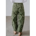 thumbnail image 5 of TinyCribz Women's Paisley Denim Pants, Casual High Waist Jeans 16, 5 of 7