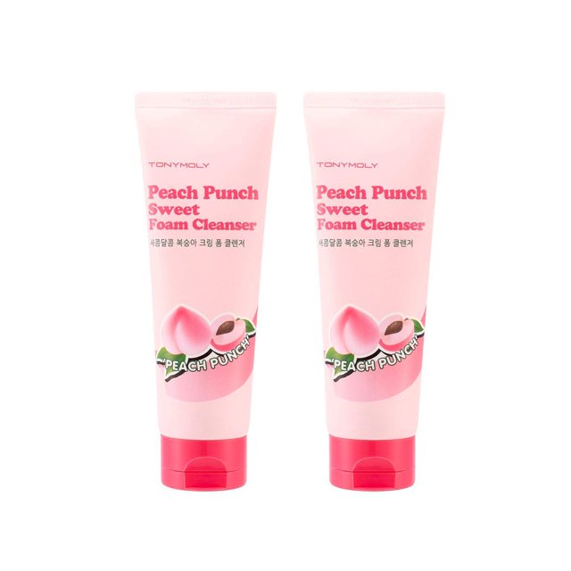 Limpiador en espuma TONYMOLY Peach Punch Sweet, 2 unidades
