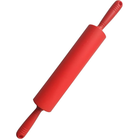 Red Silicone Rolling Pin