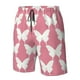 thumbnail image 4 of Balery Butterfly 2 Traje de Baño Estilo Hawaiano para Hombre, Shorts de Secado Rápido con Bolsillos-Large, 4 of 6