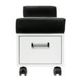 thumbnail image 4 of ALERA II Pedicure Cart with Footrest Pedi Trolley Nail Salon Furniture & Equipment, White, 4 of 7