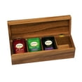 thumbnail image 2 of Lipper International Acacia Tea Box, 4-Section, 2 of 8