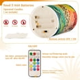 thumbnail image 5 of Yayeee Flameless Candles with Remote Flickering Battery Operated Multi Color Changing, Colorful Plants, 5 of 7