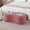 PINK, variant on Hobooment 51" Ottoman Footrest for Living Room, Entryway, Window Side Bench, Pink