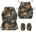 thumbnail image 4 of SCRAWLGOD Camo Forest Print 4 PCS Gaming Chair Covers Slipcovers Non-Slip Gamer Chair Cover Stretchable Rotating Armchair Covers with Armrest Covers, 4 of 7