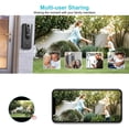 thumbnail image 4 of 【2021 New】 Wireless Video Doorbell Camera, Doorbell Camera Wi-fi with Motion Detector for Home Security, 1080P, 2-Way Audio, 166° Wide Angle, Night Vision, IP65, Chime, Free Cloud Storage, 4 of 9