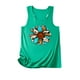 thumbnail image 3 of Gibobby Camiseta sin mangas de verano para mujer, camiseta sin mangas con gráfico de flores , camiseta informal para vacaciones(Verde,CH), 3 of 4