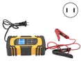 thumbnail image 1 of AC110V-220V Professional Smart Battery Charger Car Battery Charger Accessory (Yellow)US Plug, 1 of 11
