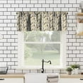 thumbnail image 2 of Coffee Kitchen Valances Curtain Rod Pocket Abstract Vintage Rustic Farmhouse Kitchen Decor Printed Window Valances Short Curtain for Living Room Bedroom Bathroom 54 x 18 Inch 1 Panel, 2 of 5