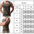 thumbnail image 5 of Camiseta interior sin mangas de camuflaje para hombre Fitness Sport Tank Stretch Slim Fit Top _ad, 5 of 5