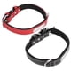thumbnail image 5 of Collar de perro ajustable Collar de perro mascota con hoja de acero inoxidable accesorio de forro suaveNegro+Rojo M, 5 of 8