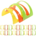 thumbnail image 2 of 50pcs Plastic Taco Rack Mexican Pancake Rack Tray Taco Holder for Home Restaurant, 2 of 7