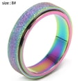 thumbnail image 2 of Anillos de ansiedad Dinheiro Titanium de acero inoxidable para mujeres y hombres, 2 of 5