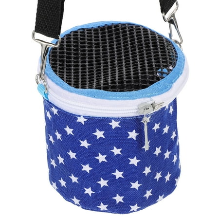 FONDOTIN Hamster Takeaway Bag 1Pcs Blue Cloth Square Sling for Small Pets Outdoor