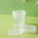 thumbnail image 1 of Caja de plástico transparente para fruta para llevar - Envase para yogur y postre, 4 tamaños (de 7,7 x 5,55 x 7,75 cm a 9,05 x 7,05 x 8,9 cm), recipiente hermético de grado alimenticio., 1 of 7