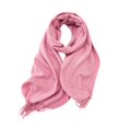 thumbnail image 2 of Lumtrix Fall Winter Scarf Solid Color Tassel Shawl Soft Lofty Feel 76.77 in Unisex Scarf Wrap D One Size, 2 of 5