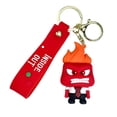 thumbnail image 1 of New Cartoon Inside Out Keychain Pendant Personality Creative Soft Glue Doll Small Key Rings Kawaii Bags Pendants Kids Toys DMH, 1 of 1