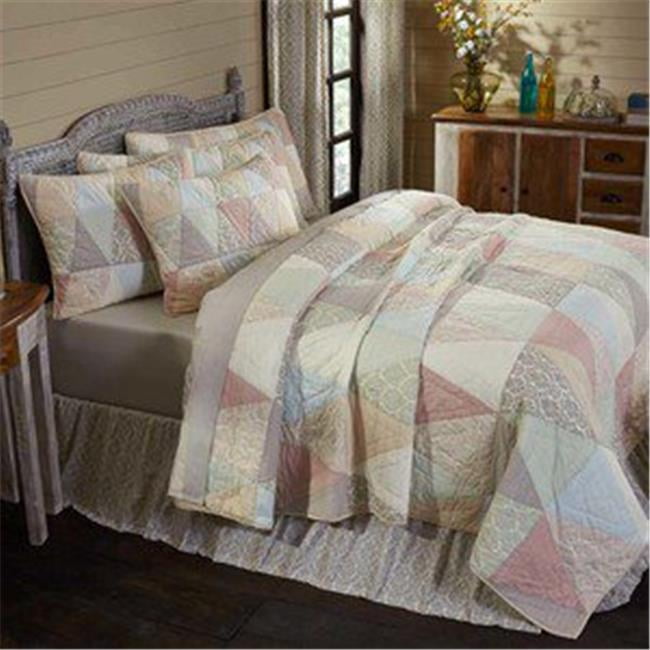 Victorian Heart 40475 86 x 68 in. Ava Twin Quilt