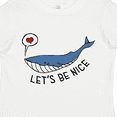 thumbnail image 4 of Inktastic Let's Be Nice: Beatrice the Whale Boys or Girls Toddler T-Shirt, 4 of 5