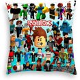 thumbnail image 1 of Roblox funda de almohada periférica de dibujos animados, funda de almohada para coche, sala de estar, personajes de juegos, sofá periférico, cabecera, regalo creativo, 1 of 4