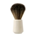 thumbnail image 1 of Brocha de afeitar para hombre, cerdas de nailon, regalo de cumpleaños, fácil de hacer espuma, profesional, resina Blanco, 1 of 9