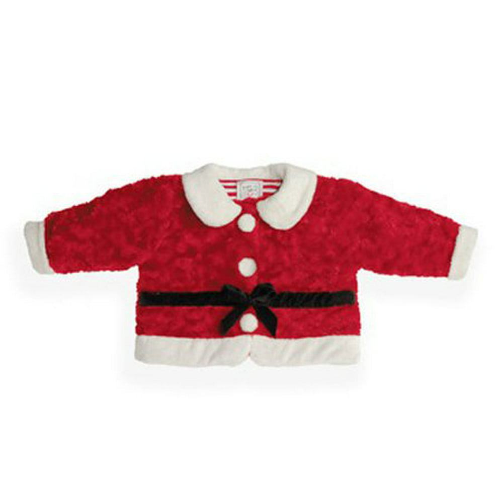 Fuzzy Wear Santa Suit Jacket, Red, 12 -18 months - Walmart.com ...