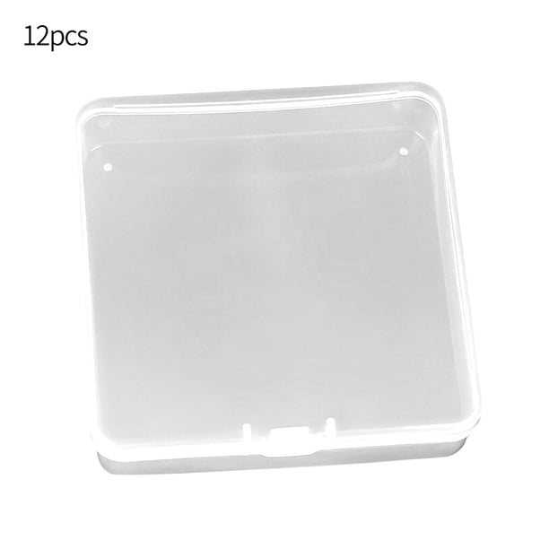 Billuyoard Caja de almacenamiento Cuentas Joyas Contenedores Artículos pequeños Tapas con bisagras de plástico Contenedores de almacenamiento Almacenamiento y organización del hogar No.01